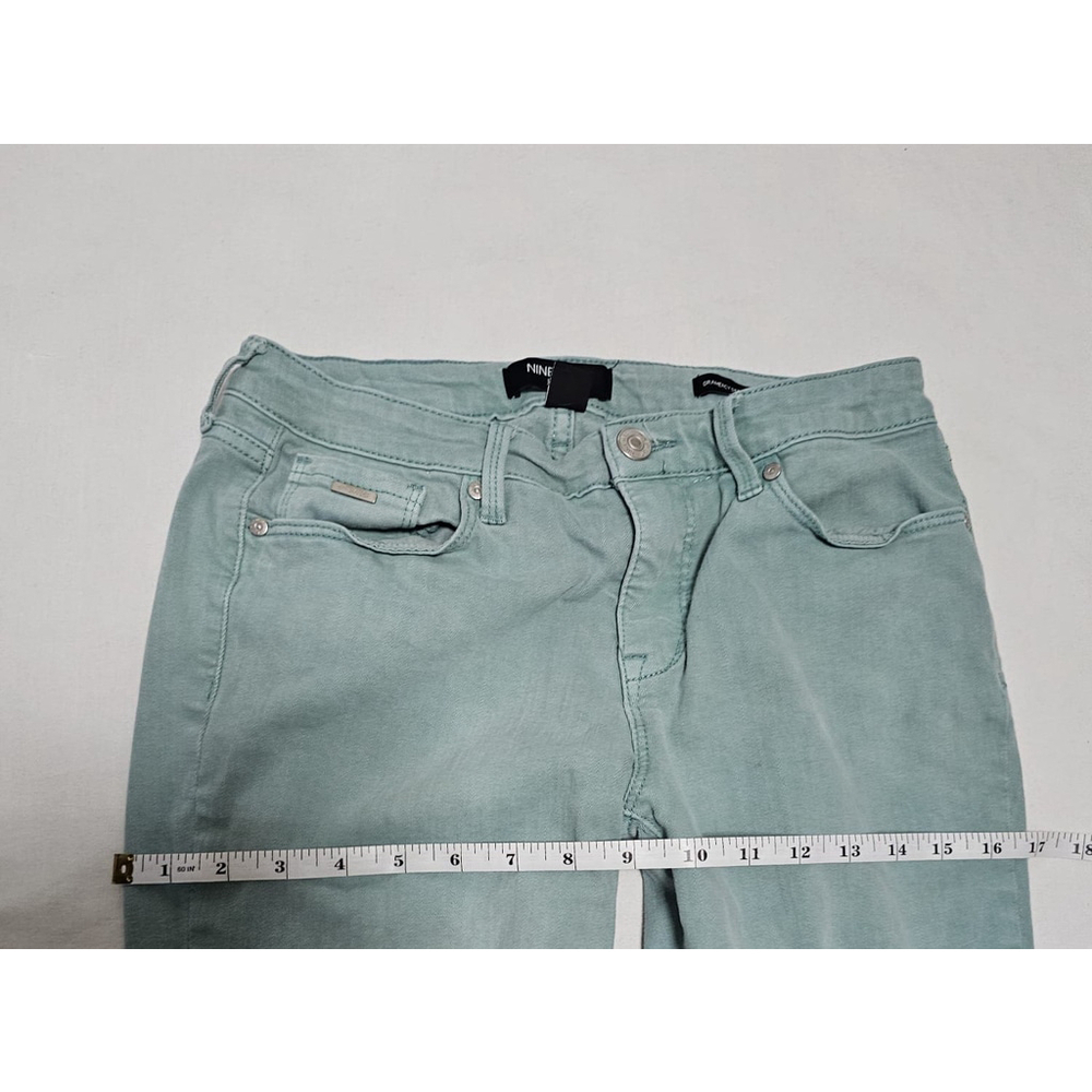 Nine West Women's Sage Green Blue Jeans Size 4 - Picture 6 of 16
